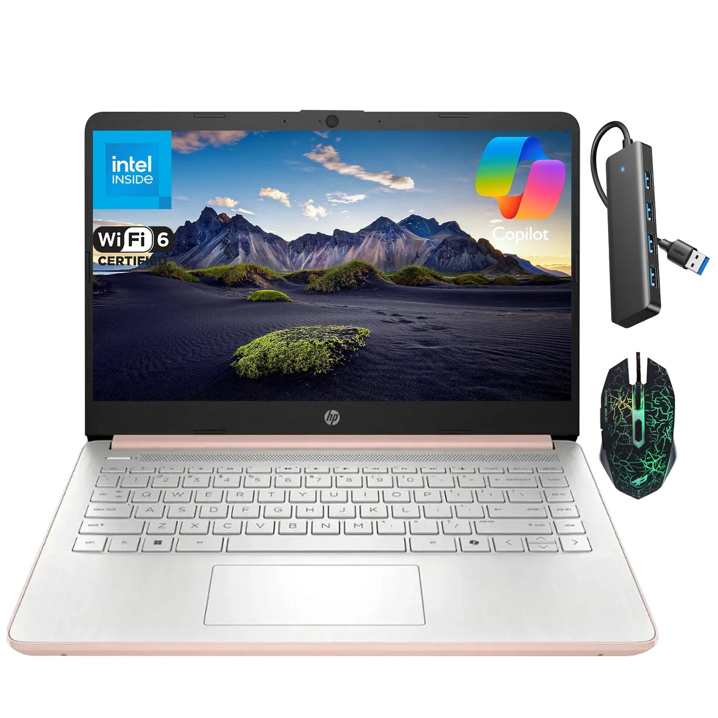 HP 14 Inch Laptop with 16GB RAM and 384GB Storage