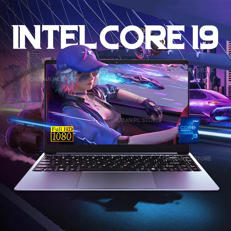14.1 Inch Intel Core i9 Gaming Laptop with 16GB RAM and 1TB SSD Storage