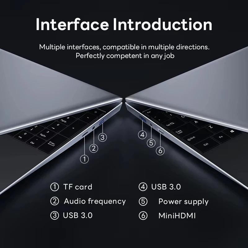 15.6 Inch Intel Core i7 Laptop with Fingerprint Unlock