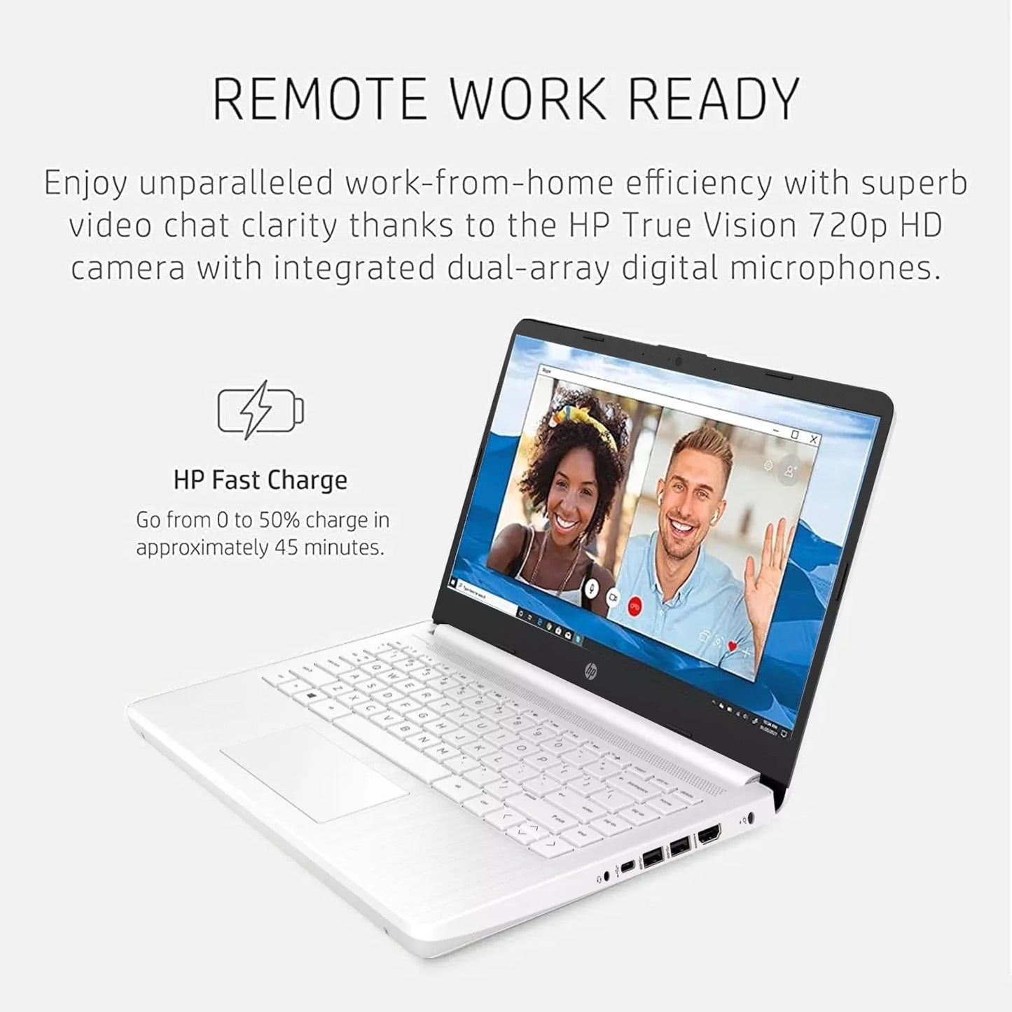HP 14 Inch Business Laptop with 16GB RAM and Office 365