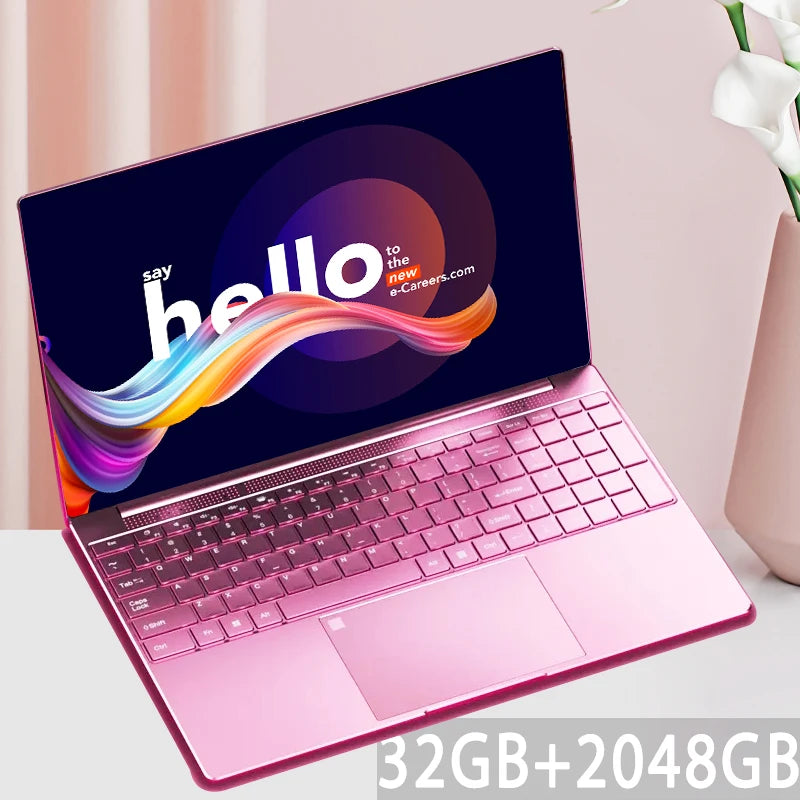 15.6 Inch Intel Celeron Laptop with 32GB RAM and 2TB SSD
