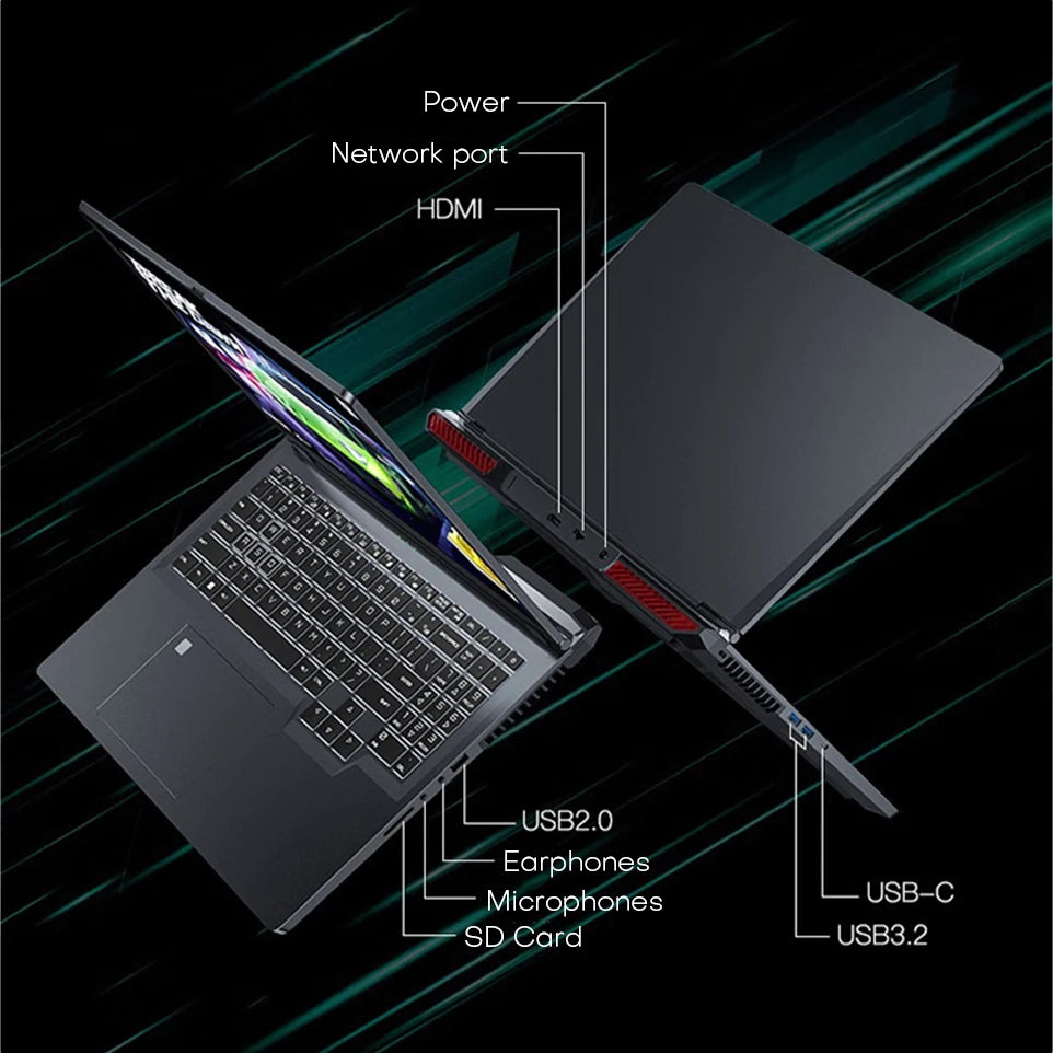 Xiaman 16 Inch Gaming Laptop with Intel Core i7 and GTX 1060
