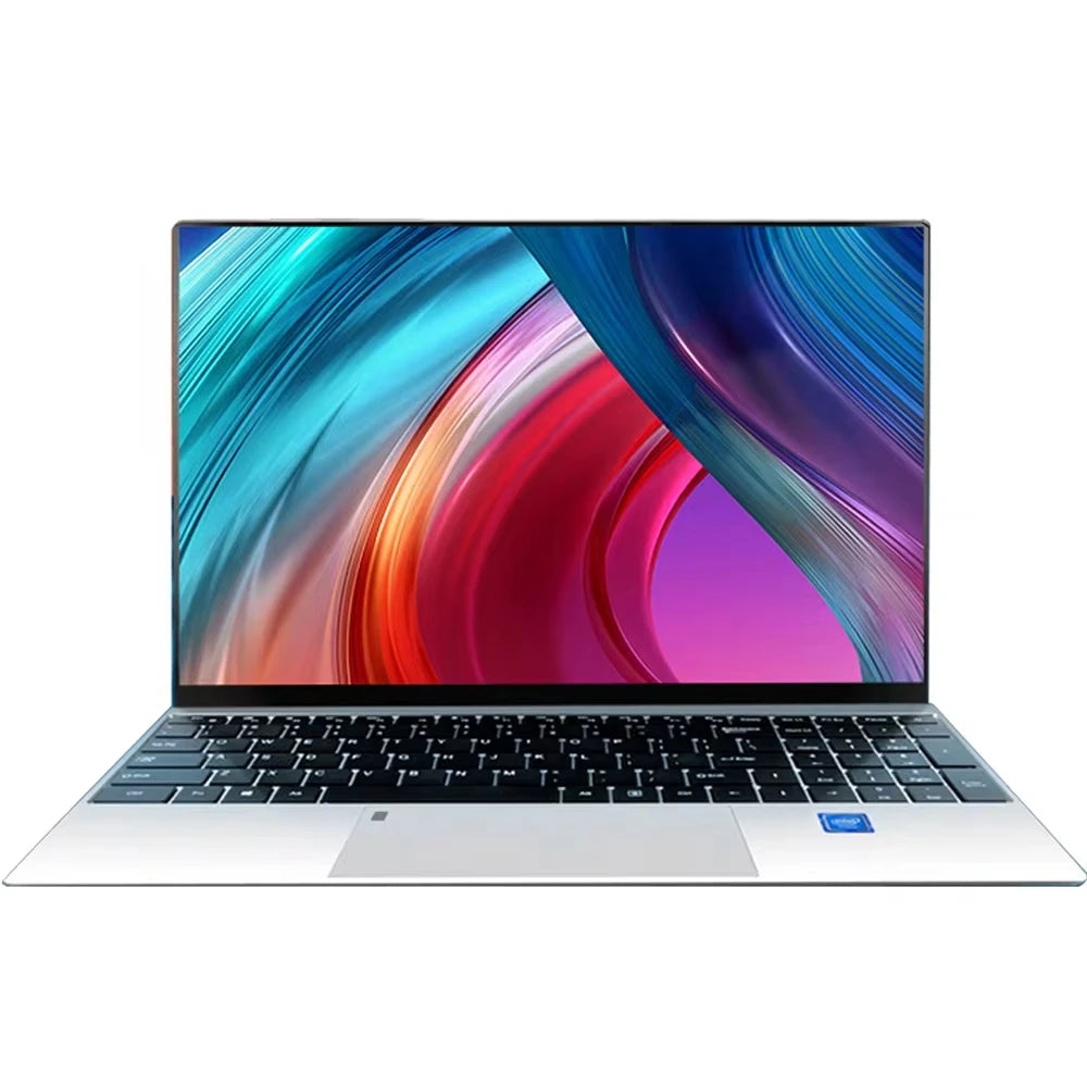15.6 Inch Portable i7 Laptop with Fingerprint Unlock and 16GB RAM