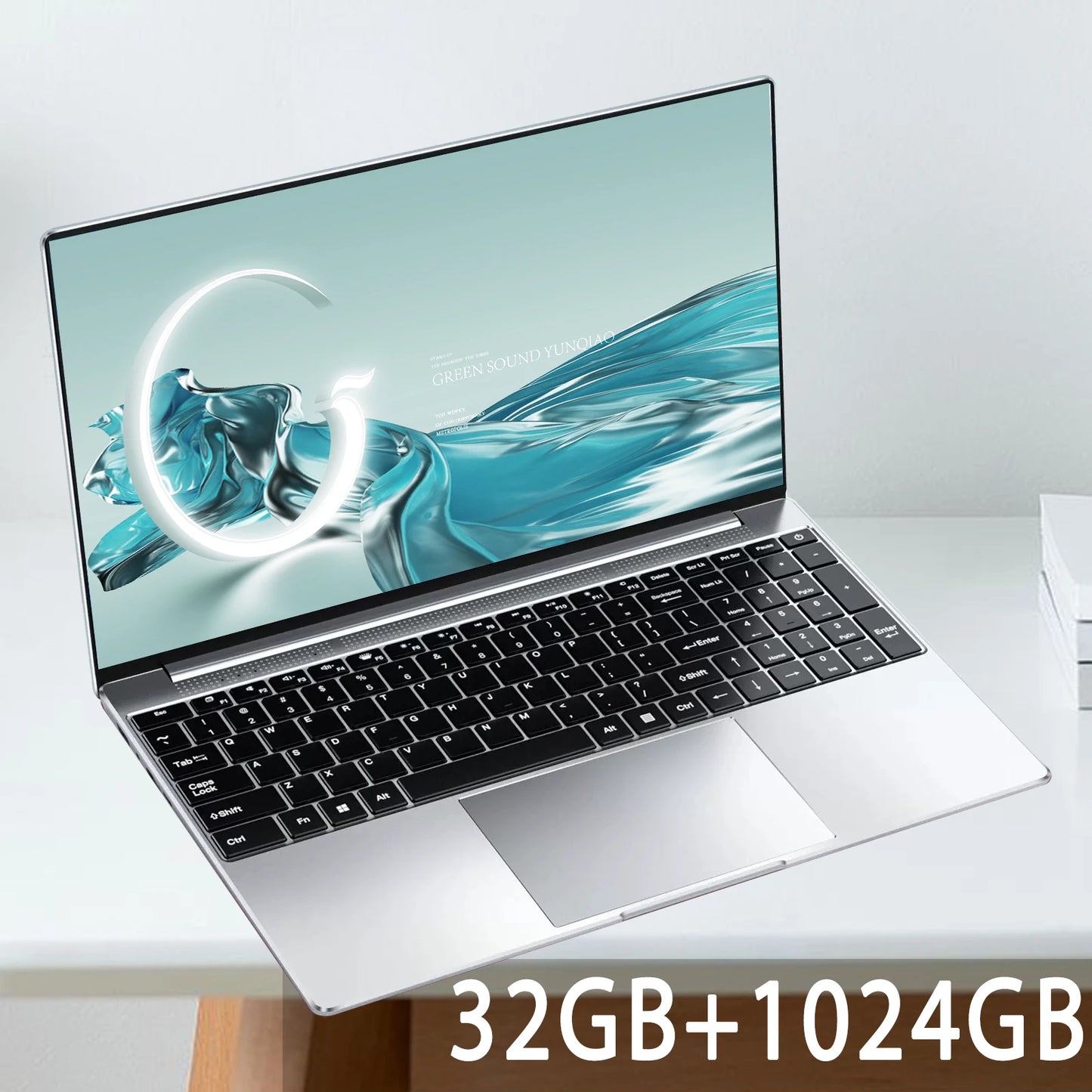 15.6 Inch Intel Celeron Laptop with 32GB RAM and 2TB SSD