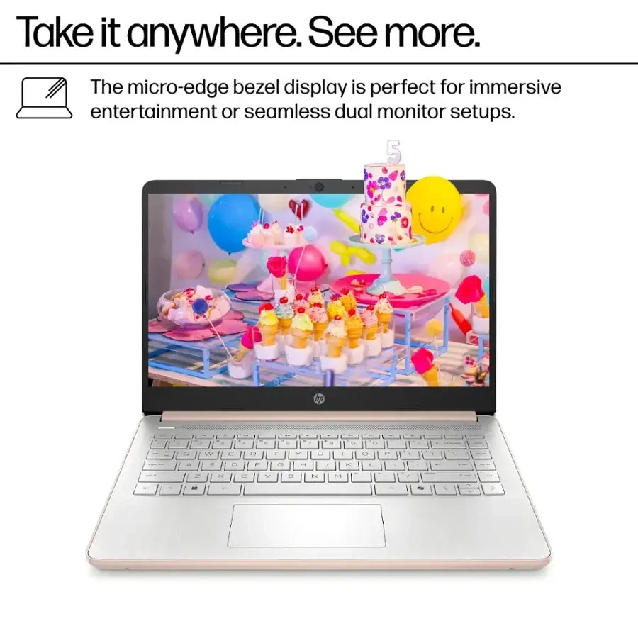HP 14 Inch Laptop with 16GB RAM and 384GB Storage