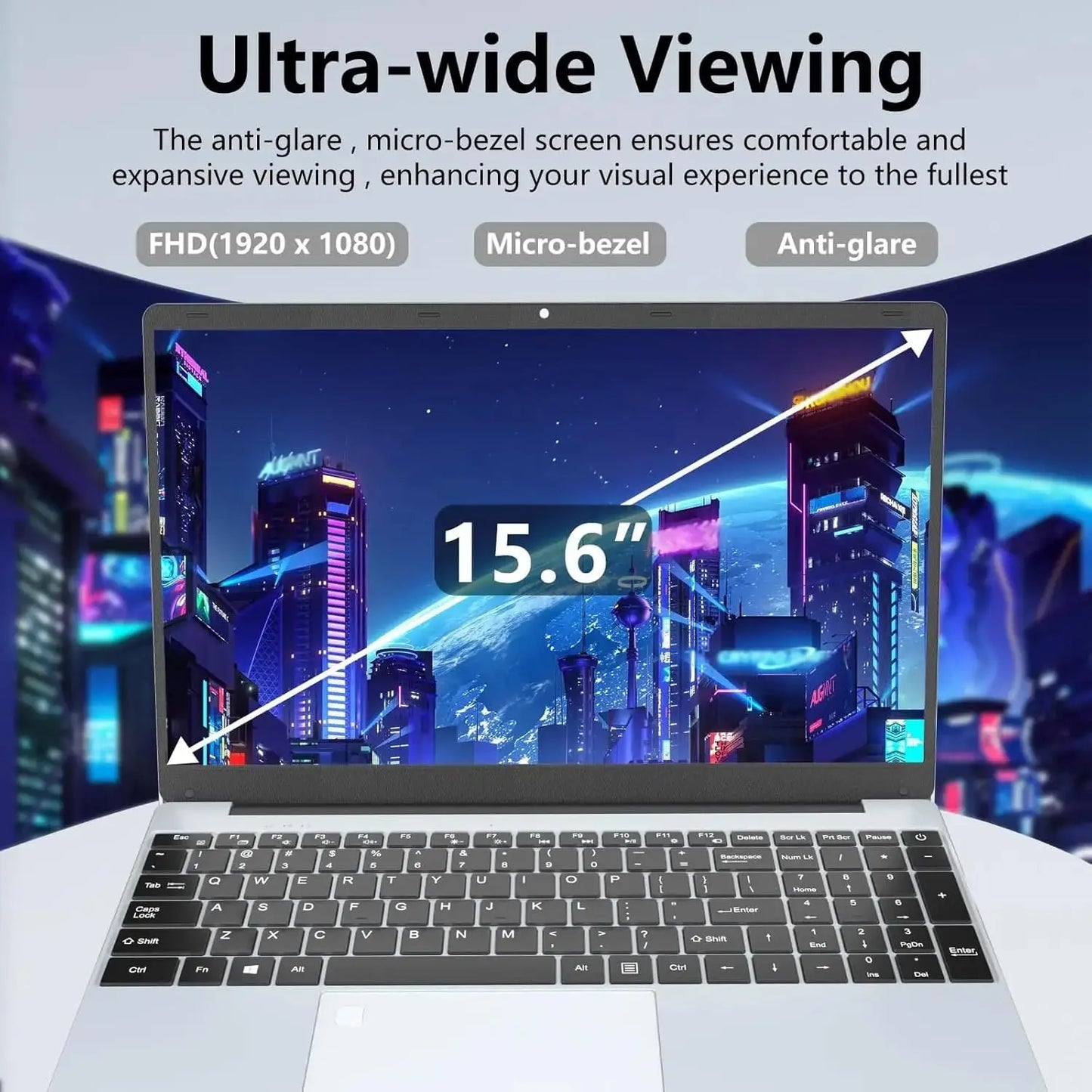 15.6 Inch Intel Core i7 Laptop with Fingerprint Unlock