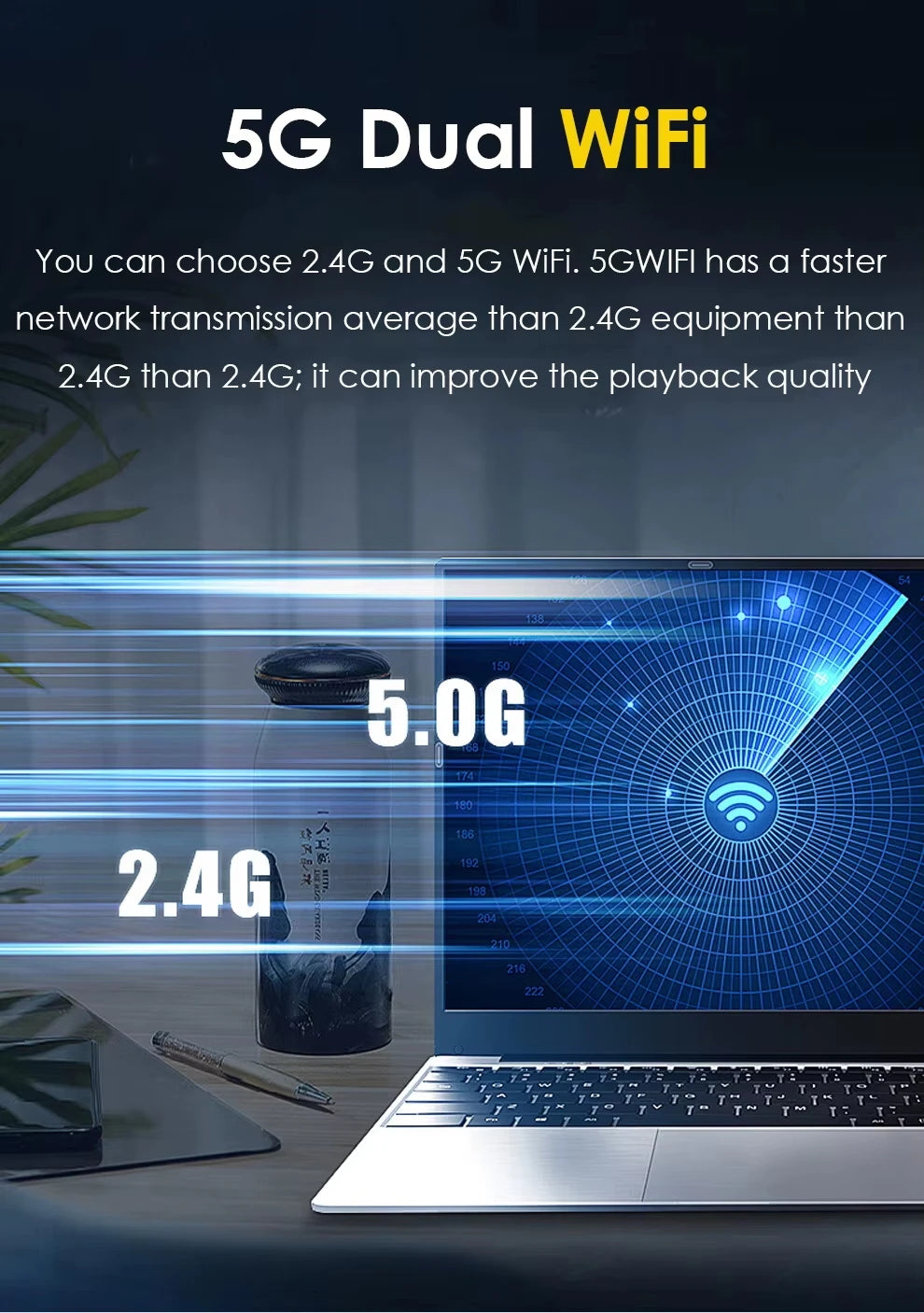 15.6 Inch Intel Core i7 Laptop with Fingerprint Unlock