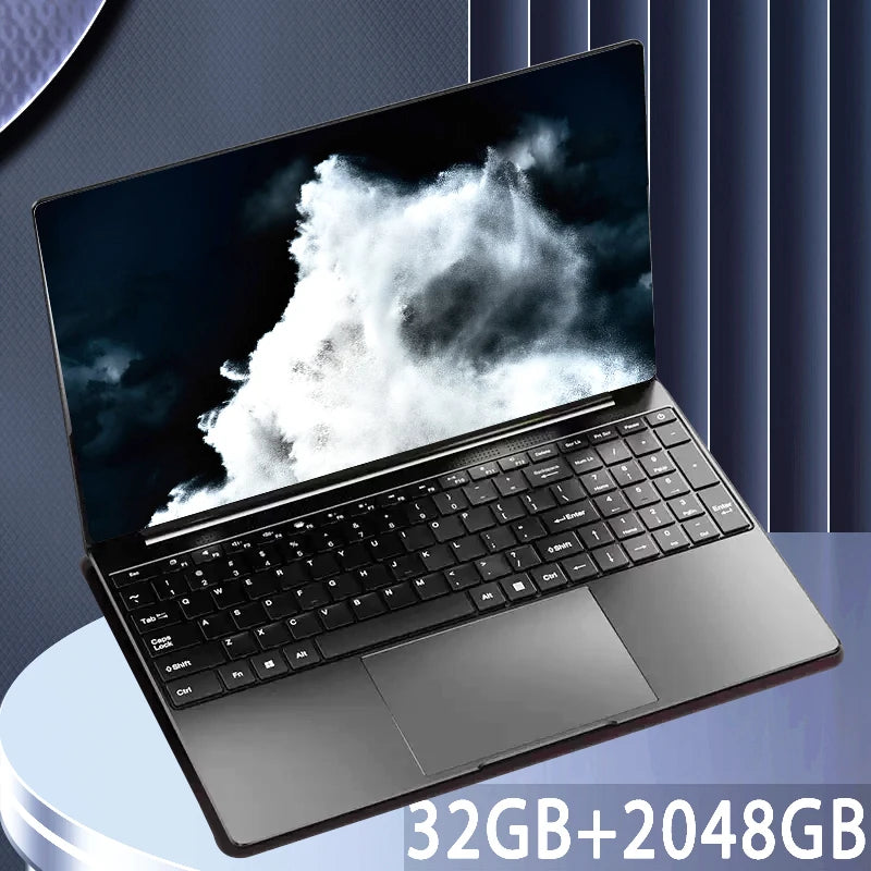 15.6 Inch Intel Celeron Laptop with 32GB RAM and 2TB SSD