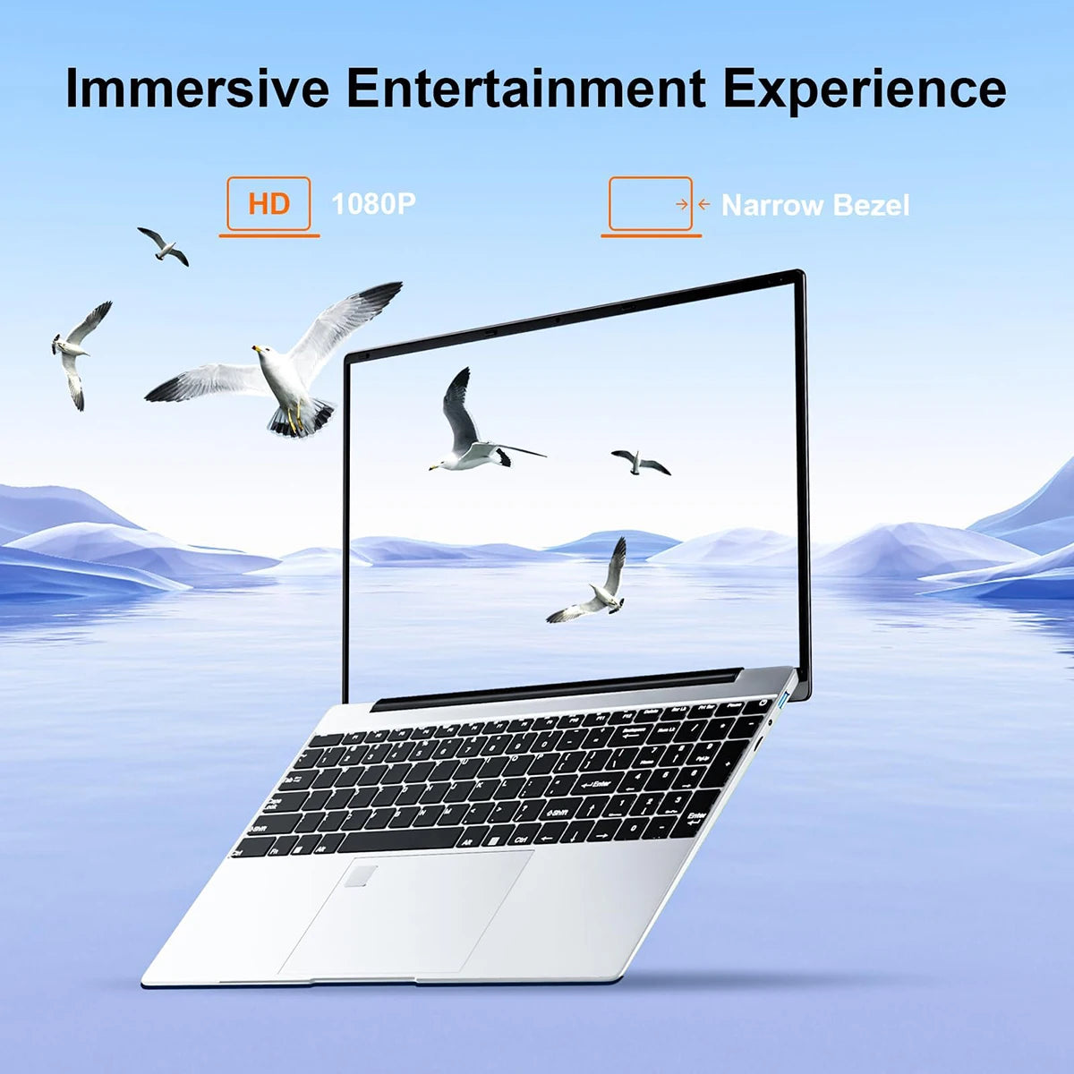 15.6 Inch Intel Celeron Laptop with 32GB RAM and 2TB SSD
