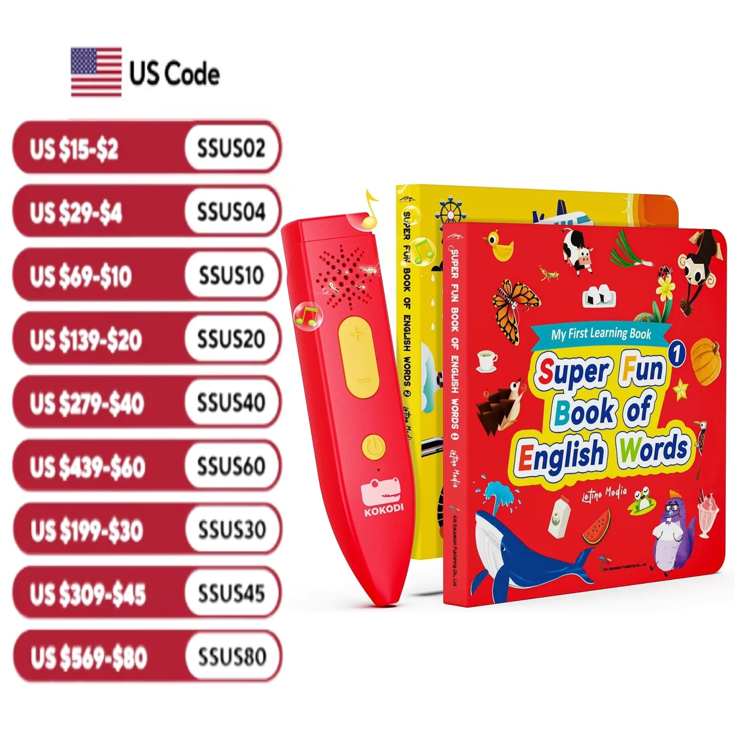Interactive Talking Pen Book Sets for Kids Learning
