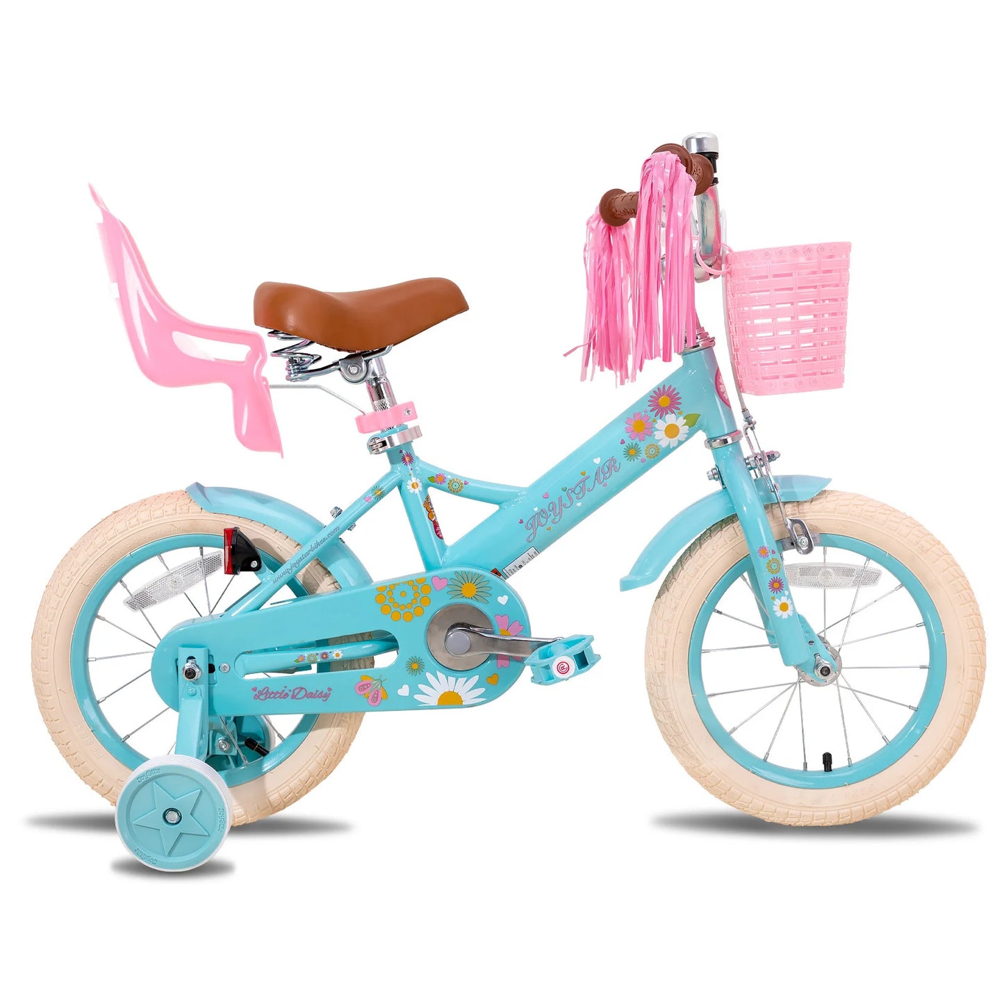 Joystar Kids Bike for Ages 2-7 with Safety Flag and Doll Seat
