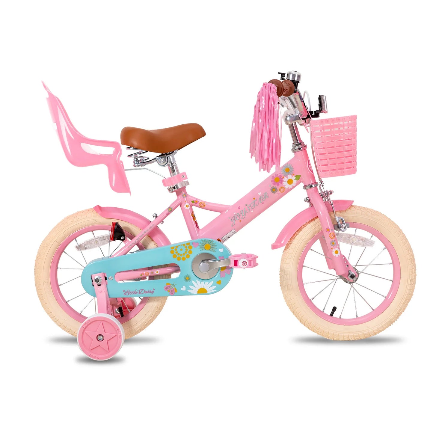 Joystar Kids Bike for Ages 2-7 with Safety Flag and Doll Seat