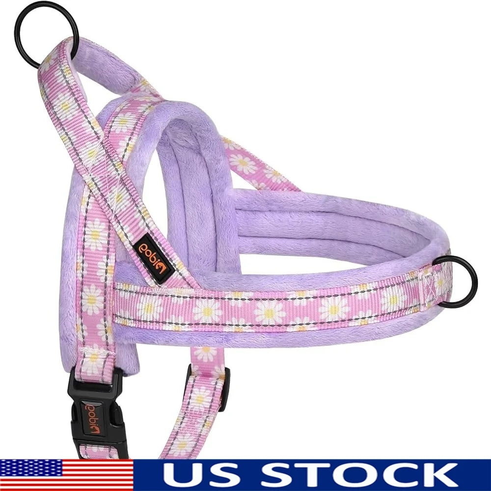 No Pull Dog Harness Soft Padded Adjustable Reflective Comfort
