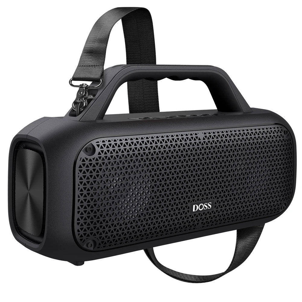 DOSS Outdoor Bluetooth Speaker with Powerful Bass and IPX6 Waterproof Design