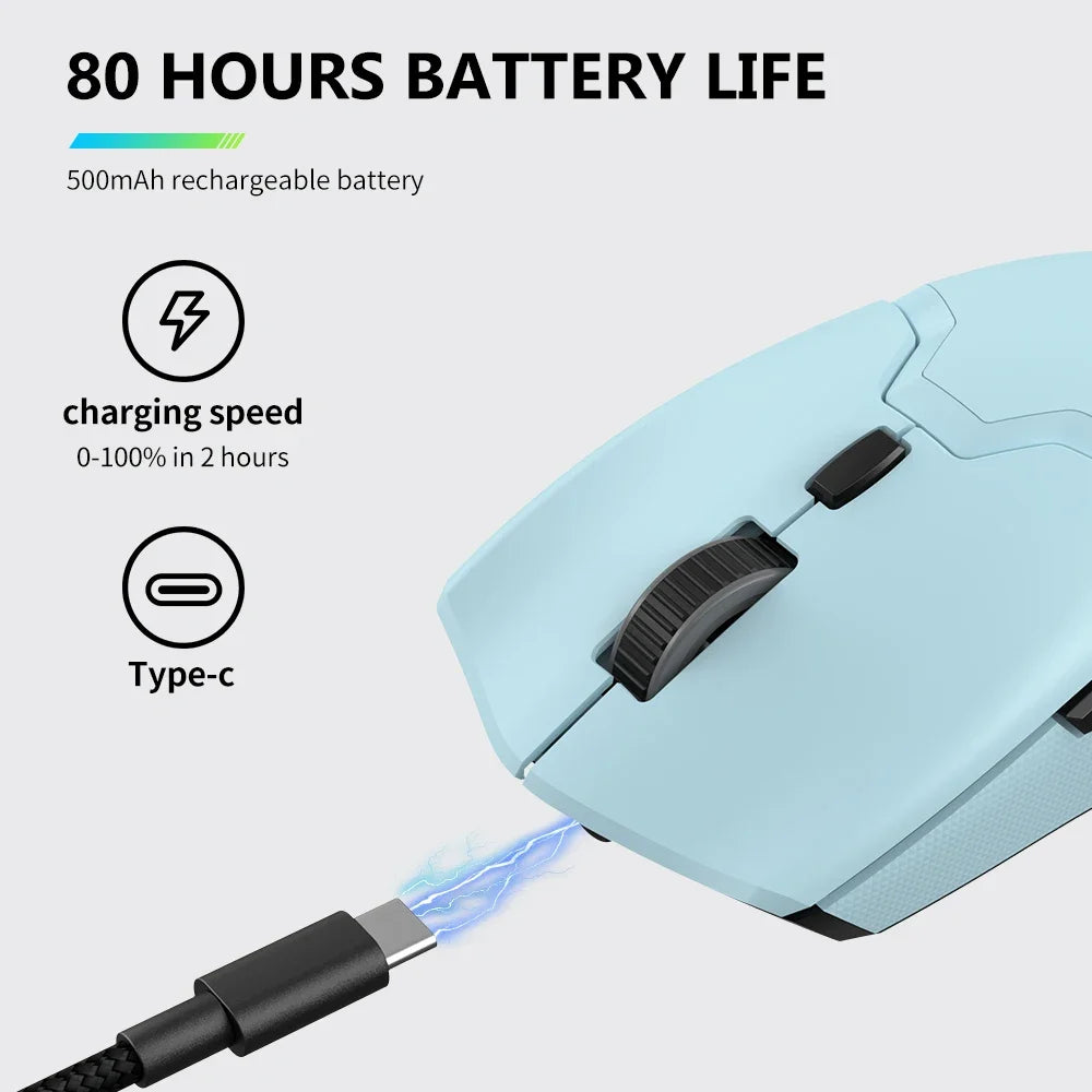 Delux M800PRO Wireless Gaming Mouse with 26000 DPI