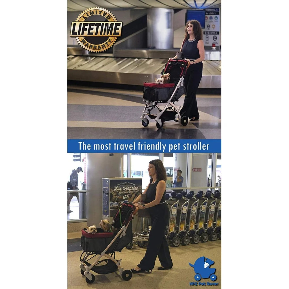 Lightweight Foldable Pet Stroller for Easy Travel