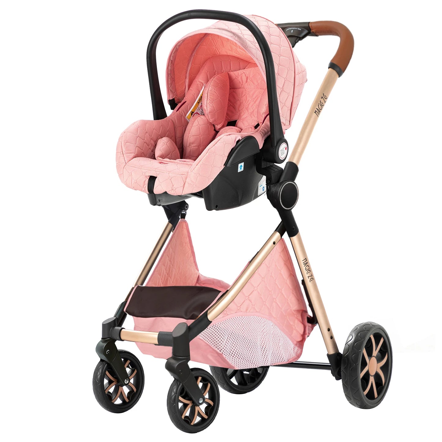 Baby Stroller 3 in 1 with Isofix Car Seat for Newborns