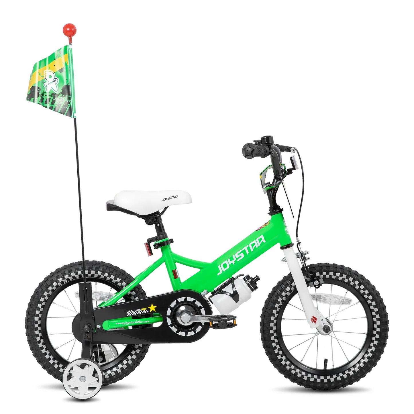 Joystar Kids Bike for Ages 2-7 with Safety Flag and Doll Seat