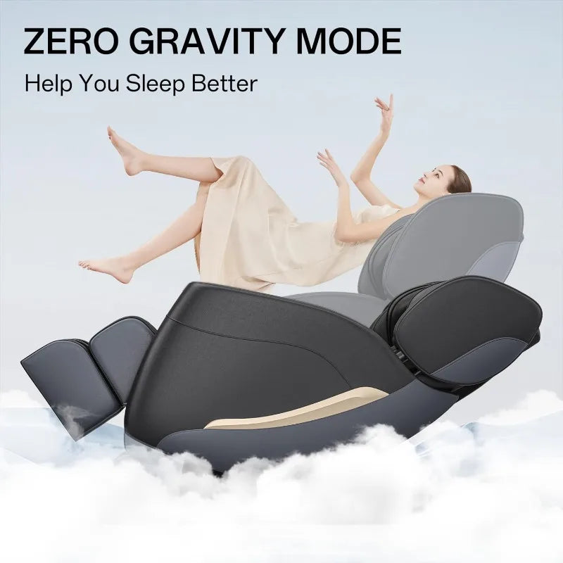 2025 Zero Gravity Massage Chair with Heating and Bluetooth Comfort