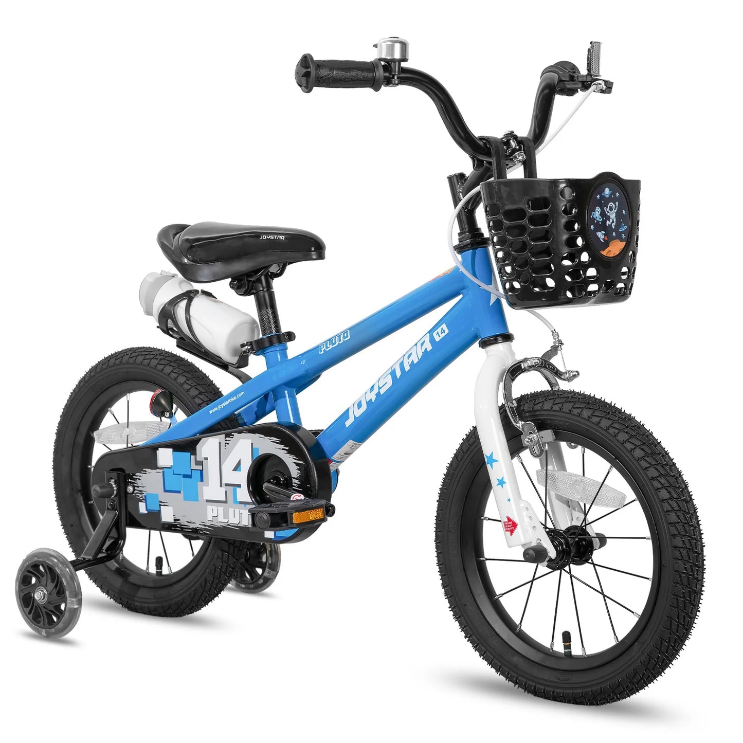 Joystar Kids Bicycle with Light Up Training Wheels for Ages 3-12