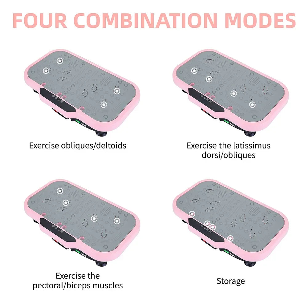 Vibration Fitness Massager with Handle for Fat Burning and Weight Loss