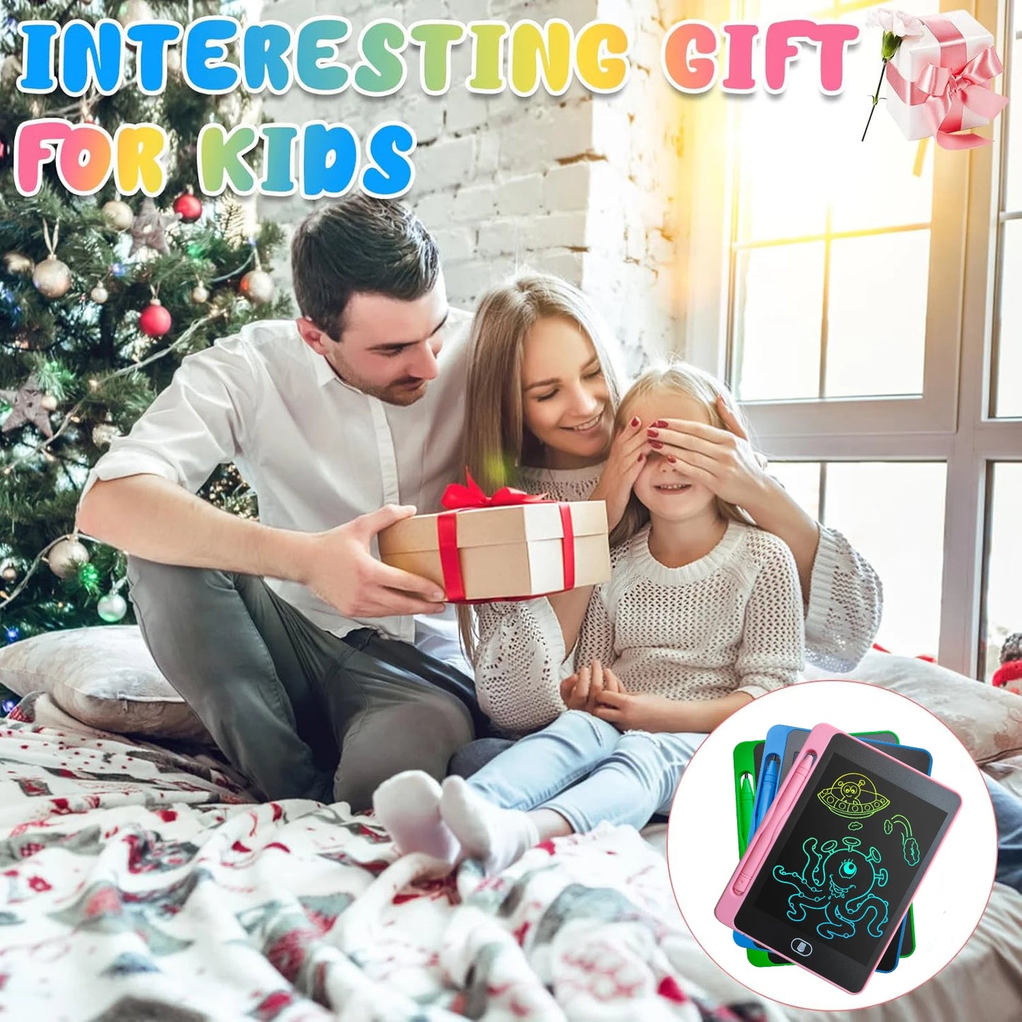 12 Pack LCD Writing Tablets for Kids Fun and Educational Drawing Boards