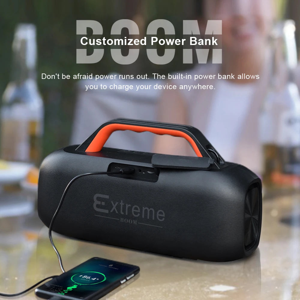 DOSS Outdoor Bluetooth Speaker with Powerful Bass and IPX6 Waterproof Design