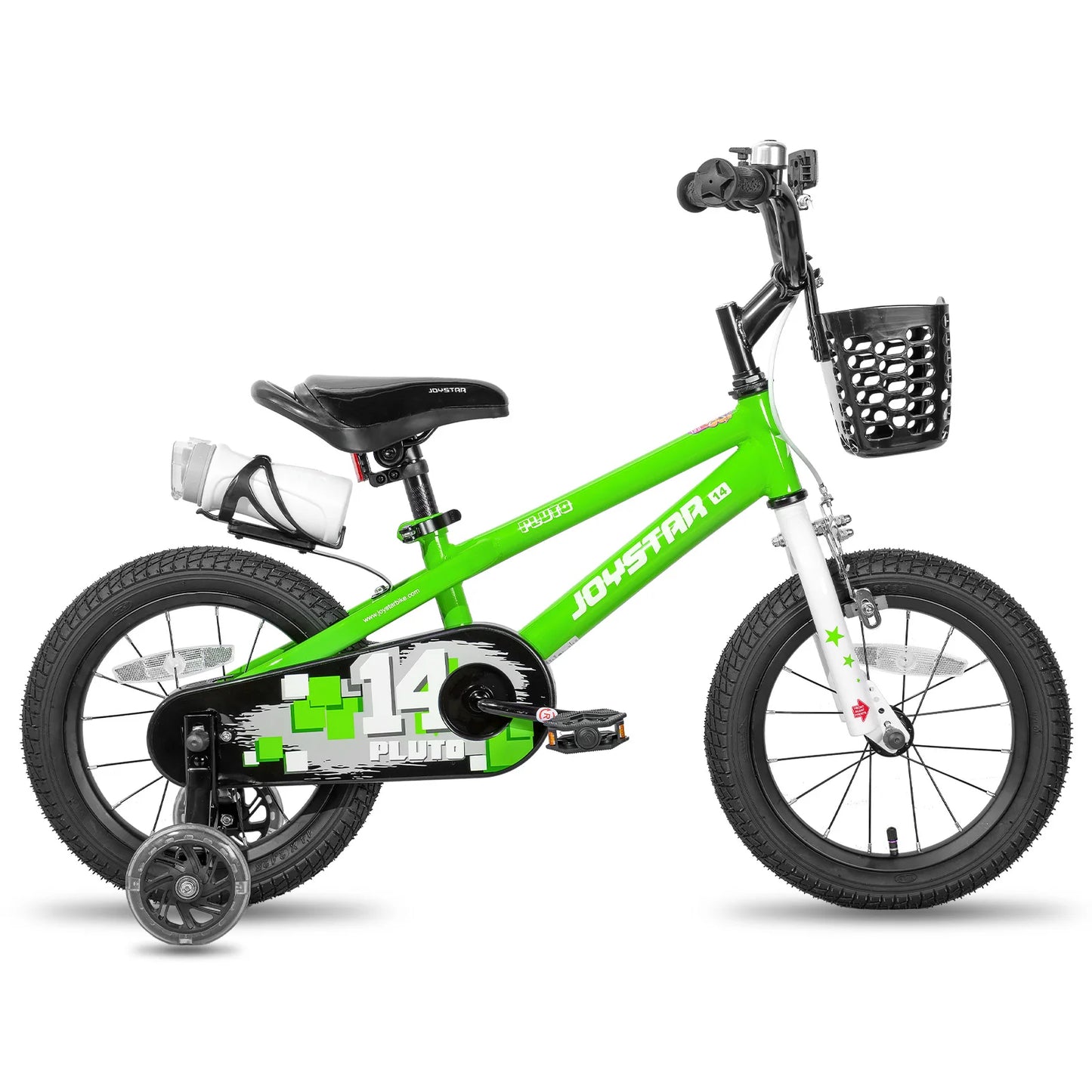 Joystar Kids Bicycle with Light Up Training Wheels for Ages 3-12