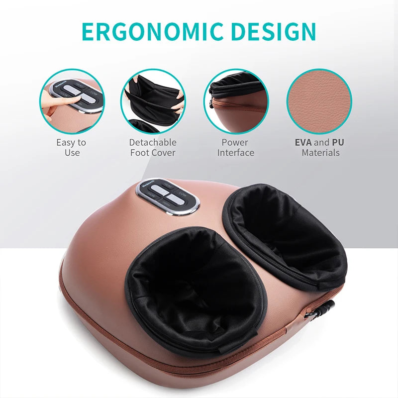 Nekteck Electric Foot Massager with Heating and Shiatsu Therapy for Pain Relief