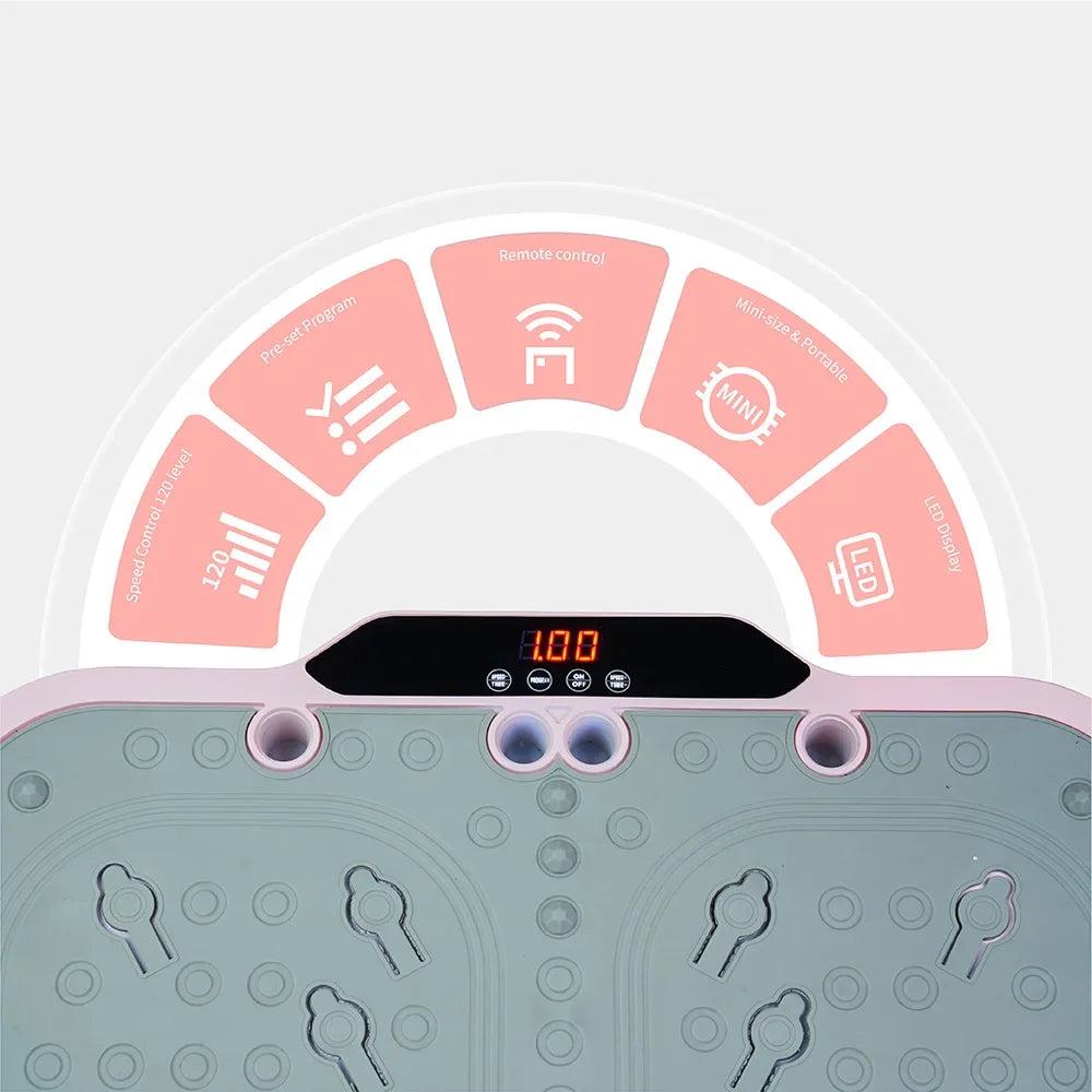 Vibration Fitness Massager with Handle for Fat Burning and Weight Loss