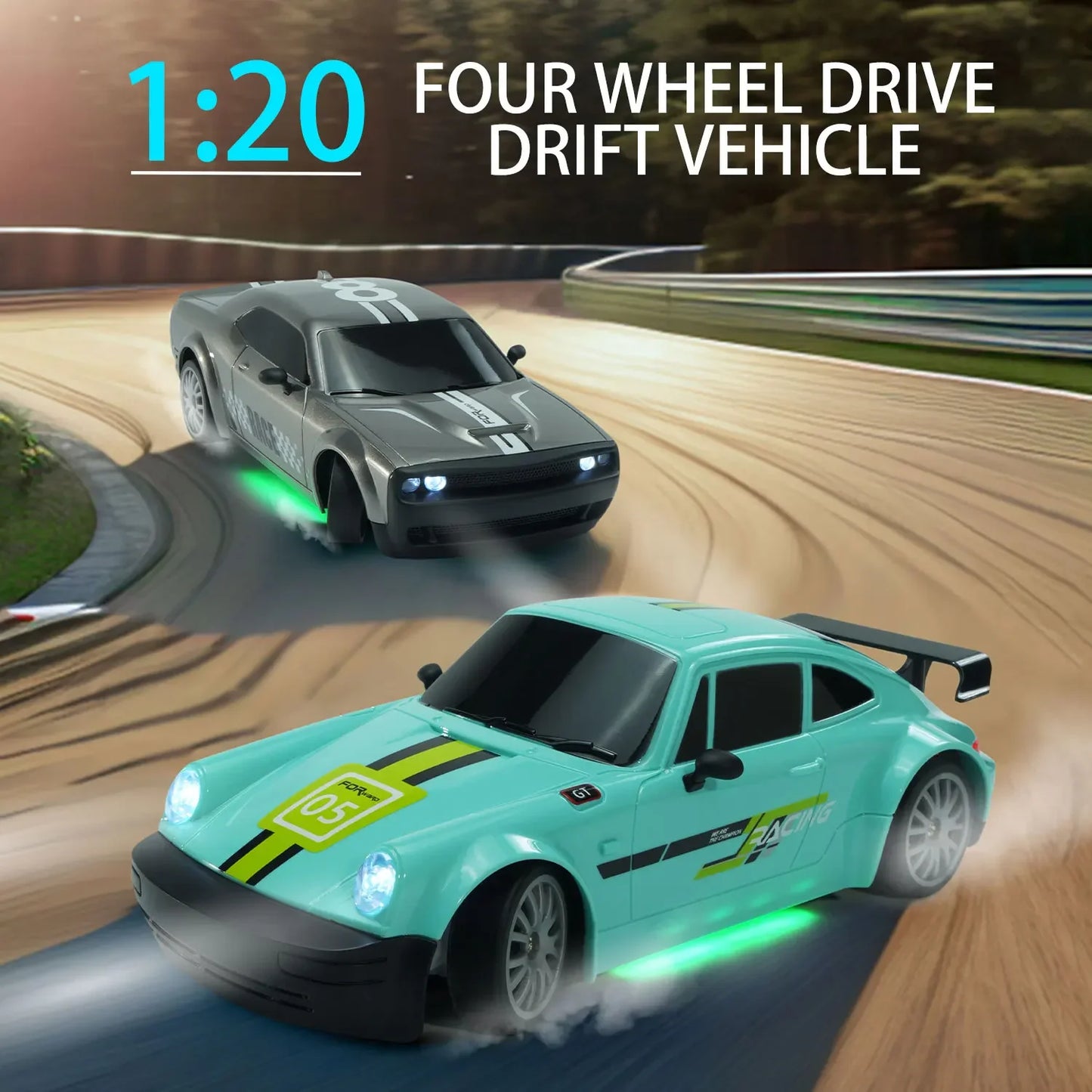 4WD RC Drifting Car 2.4GHz Remote Control Racing Toy