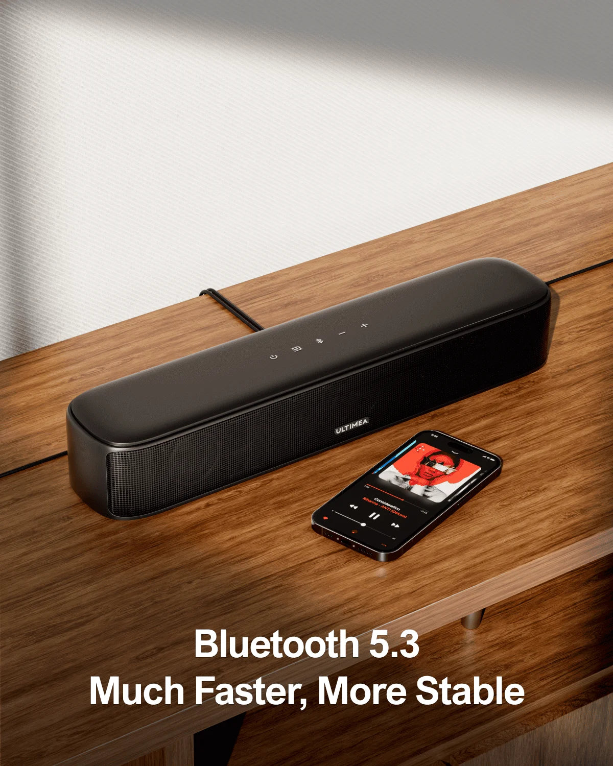 ULTIMEA 7.1ch Virtual Surround Soundbar for Immersive Audio Experience