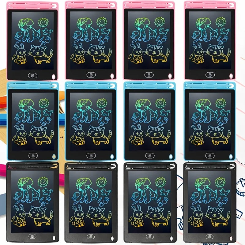 12 Pack LCD Writing Tablets for Kids Fun and Educational Drawing Boards