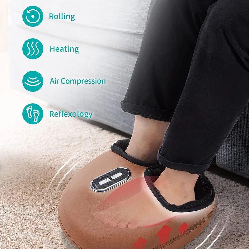 Nekteck Electric Foot Massager with Heating and Shiatsu Therapy for Pain Relief