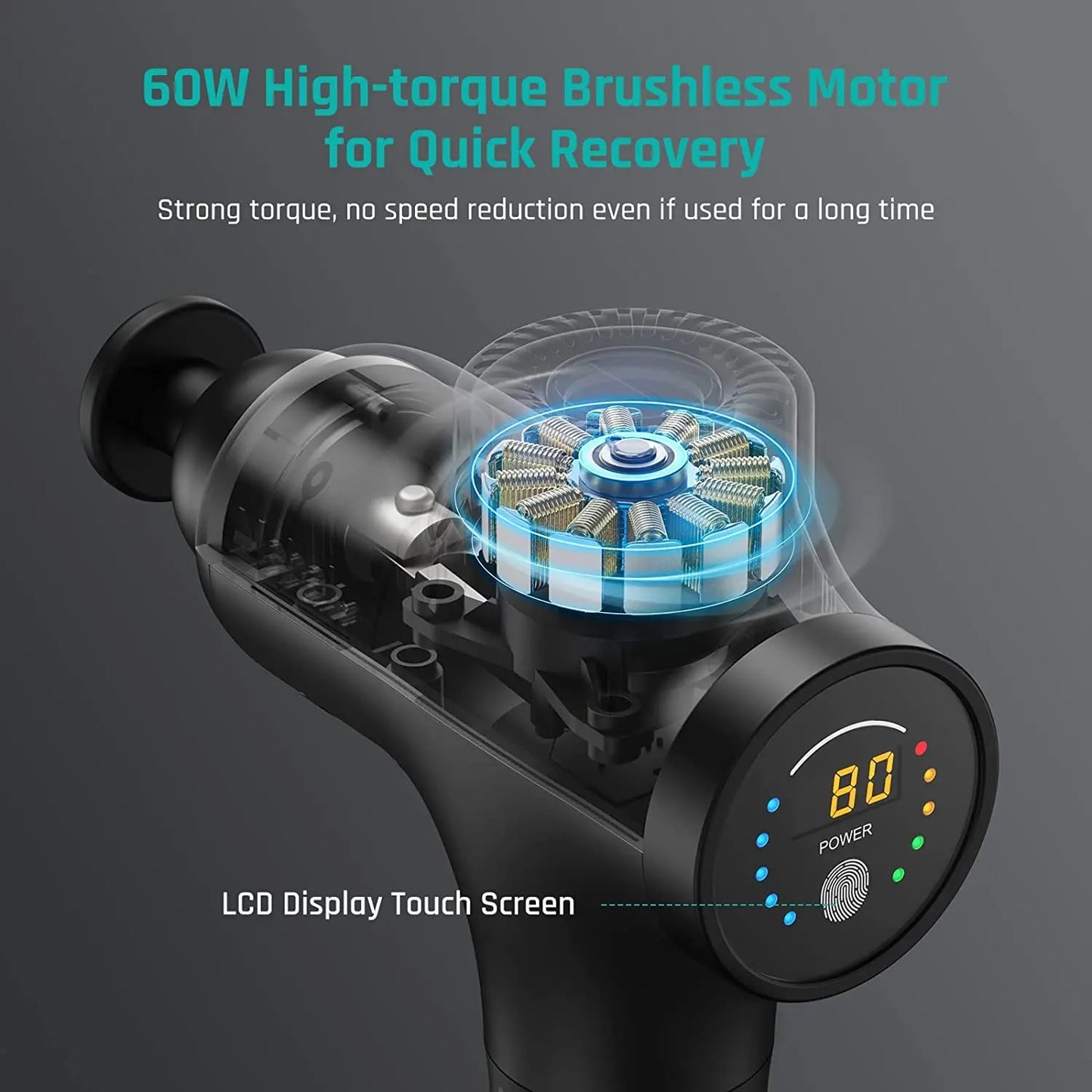 Mebak 3 Massage Gun for Deep Tissue Pain Relief