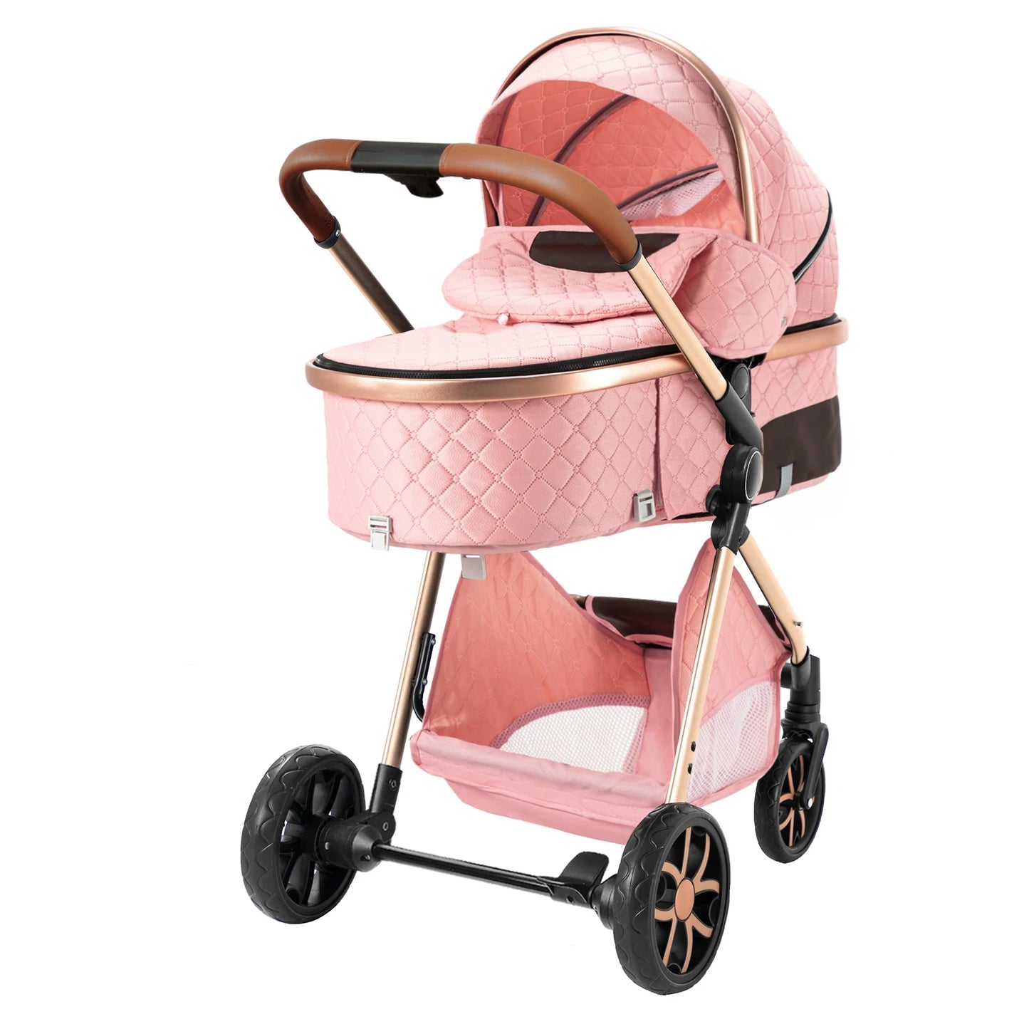 Baby Stroller 3 in 1 with Isofix Car Seat for Newborns