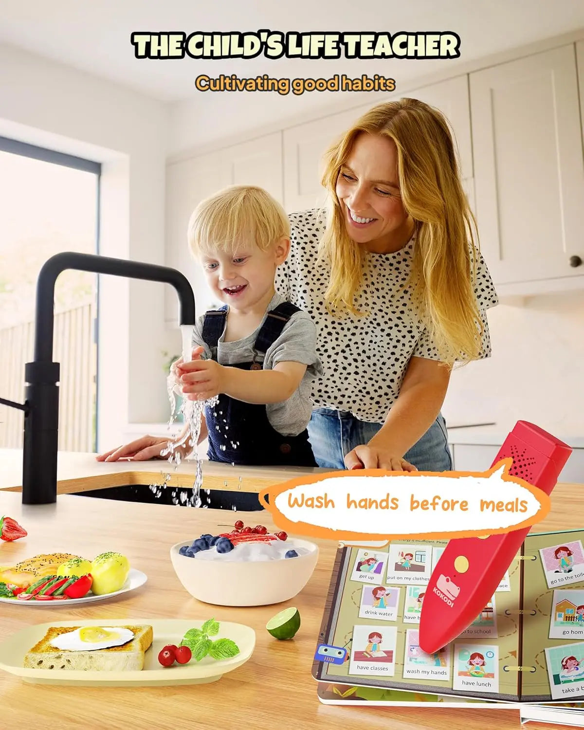 Interactive Talking Pen Book Sets for Kids Learning