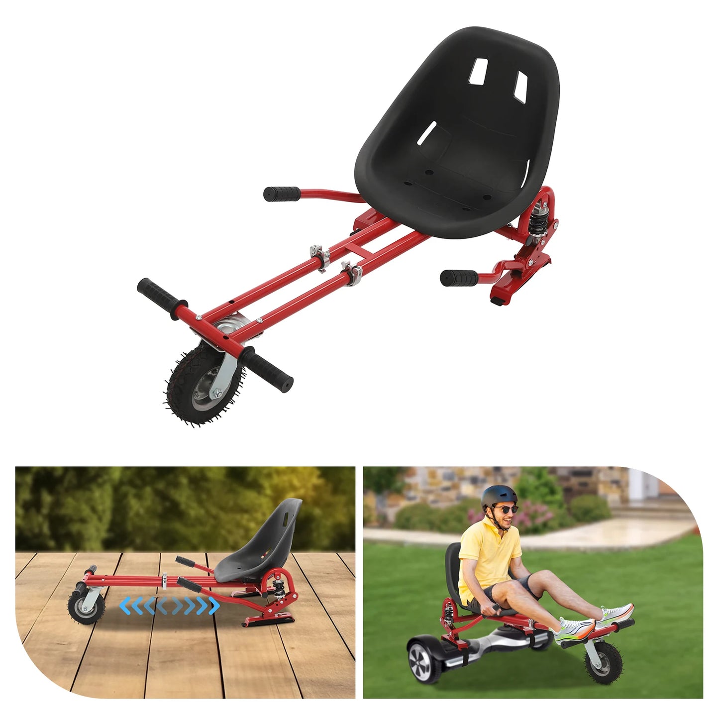 Adjustable Hoverboard Seat Attachment for Fun Riding