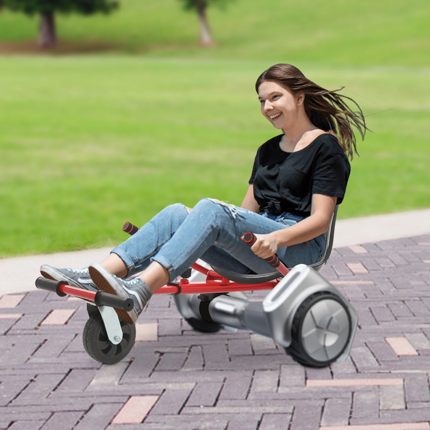 Adjustable Hoverboard Seat Attachment for Fun Riding