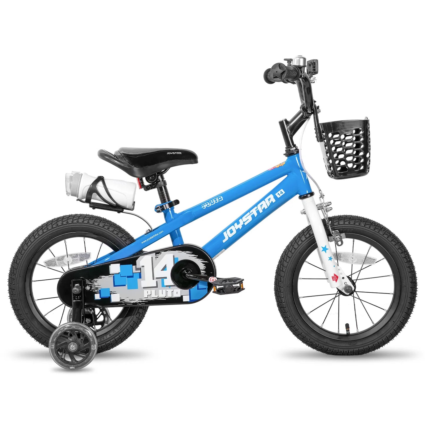 Joystar Kids Bicycle with Light Up Training Wheels for Ages 3-12