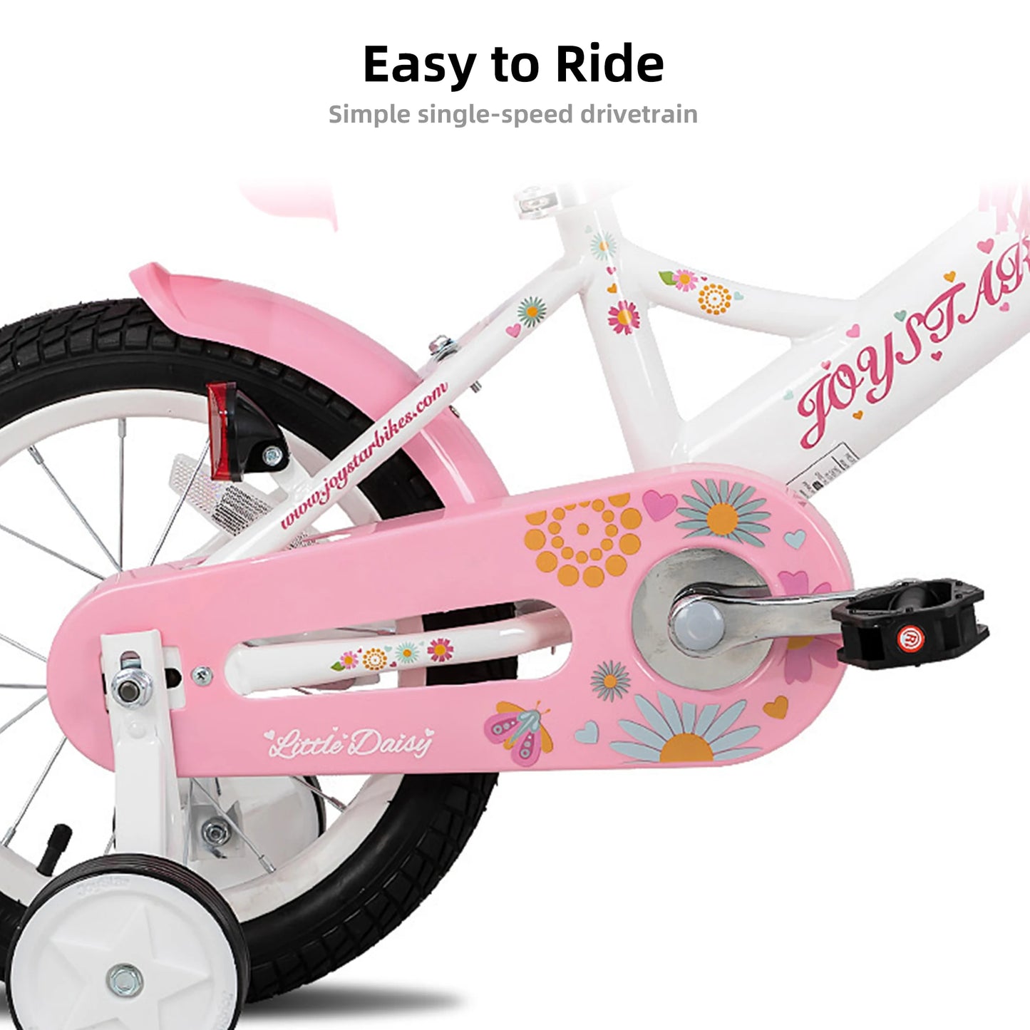 Joystar Kids Bike for Ages 2-7 with Safety Flag and Doll Seat