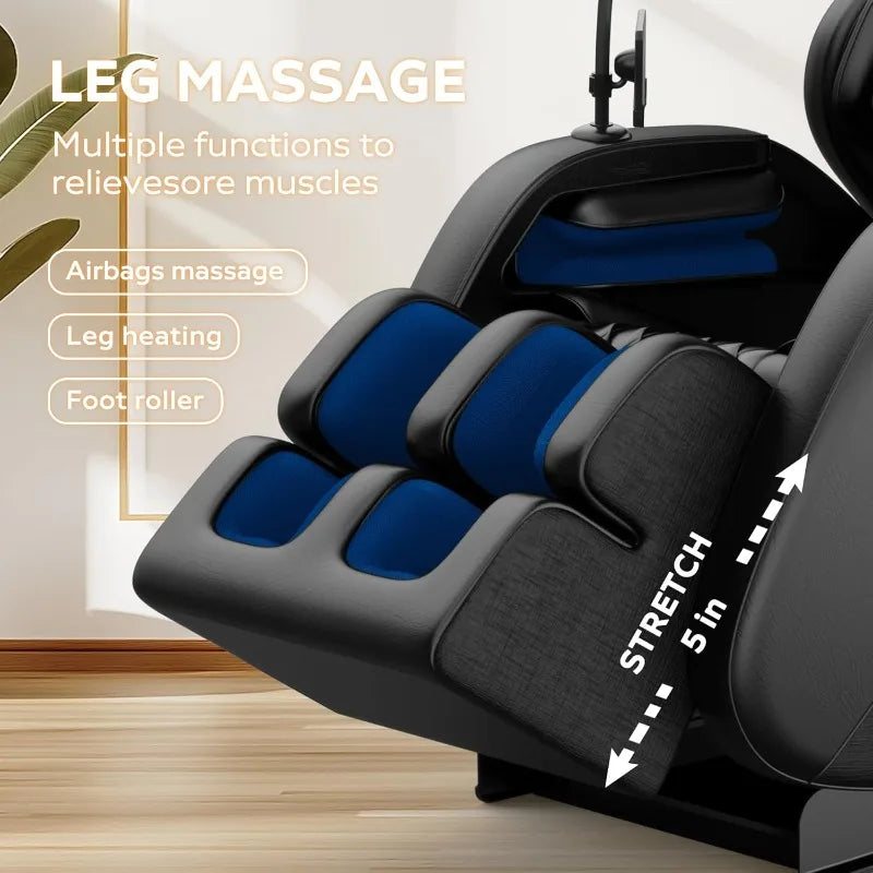 Full Body Shiatsu Massage Chair with Zero Gravity Relaxation