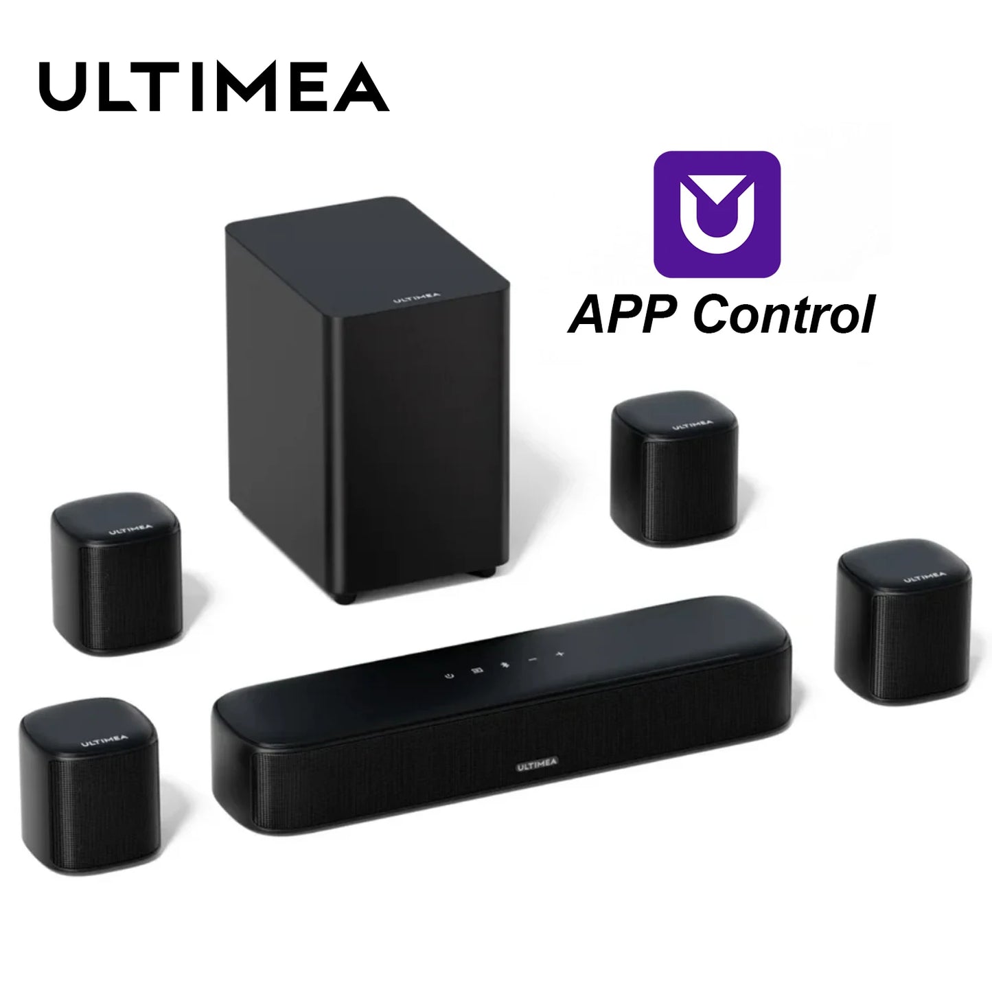 ULTIMEA 7.1ch Virtual Surround Soundbar for Immersive Audio Experience