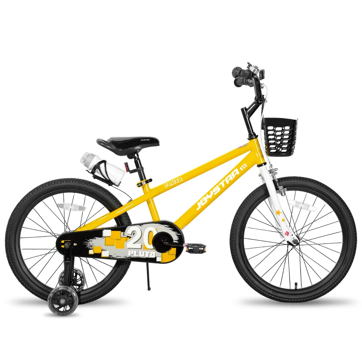 Joystar Kids Bicycle with Light Up Training Wheels for Ages 3-12