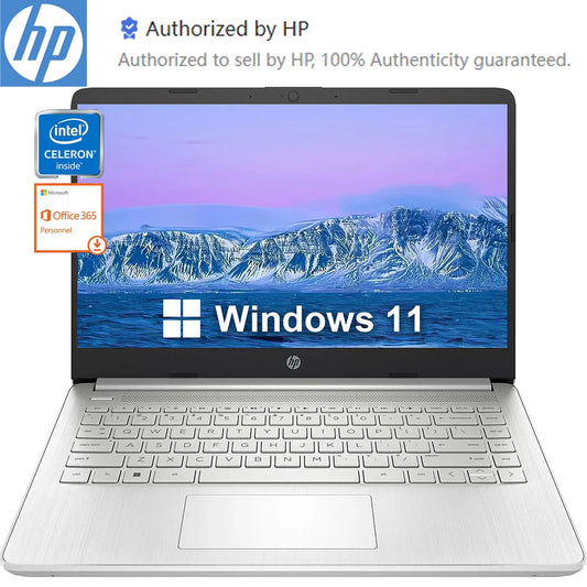 HP 14 Inch Business Laptop with Up to 16GB RAM and 384GB Storage