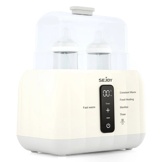 Sejoy 6-in-1 Baby Bottle Warmer Fast Heating with LCD Display