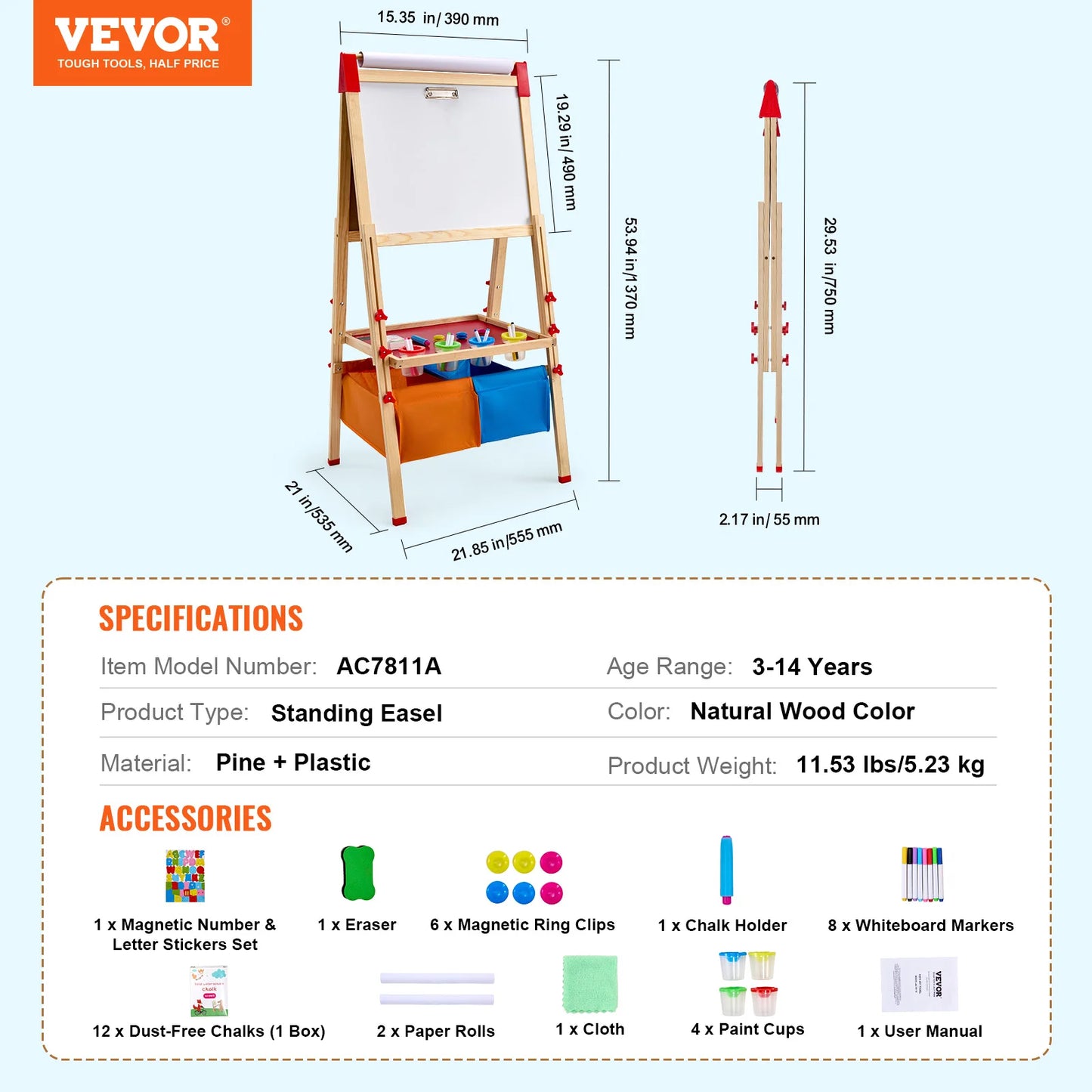 Educational Magnetic Drawing Board for Creative Kids