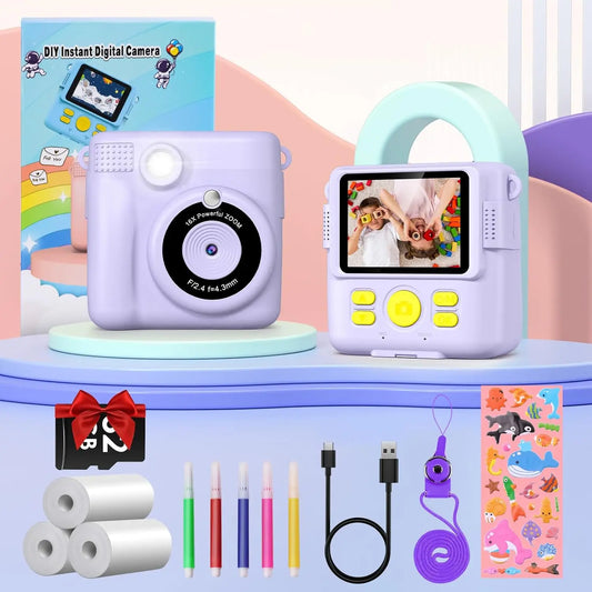 Gofunly Children's Instant Print Digital Camera for Creative Fun