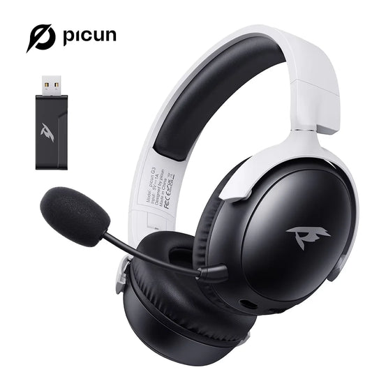 Picun G3 Wireless Gaming Headphones with 65 Hour Battery Life