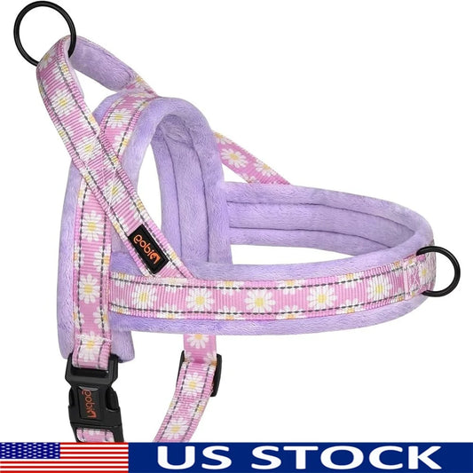 No Pull Dog Harness Soft Padded Adjustable Reflective Comfort
